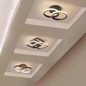 Lámpara LED de araña para el hogar, lámpara de tres colores, lámpara d