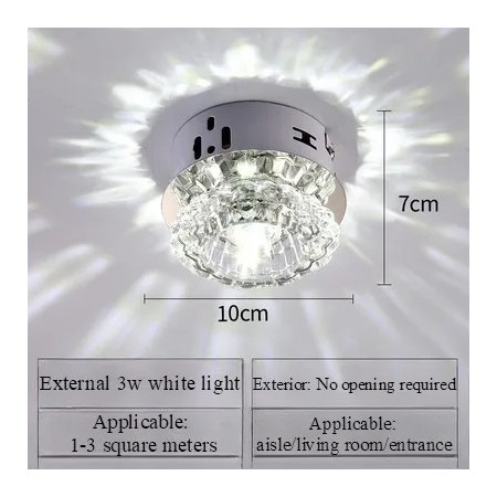 Lámpara de techo LED para pasillo, empotrado, sala de estar, pasillo d