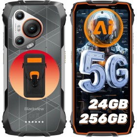 Blackview BL7000 Móvil Rugerizado Android 15-24GB RAM+256GB ROM(TF 2TB), 6.78" 2K 120Hz Smartphone, 50MP+32MP, Visión Nocturna