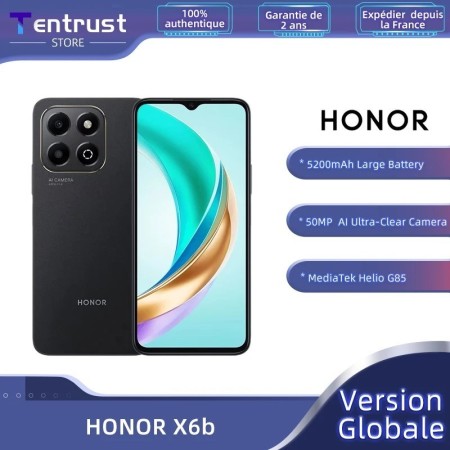 HONOR-teléfono inteligente X6b versión Global, móvil con 5g, MagicOS 8