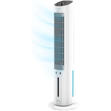 Cecotec EnergySilence 2000 Cool Tower Evaporative Air Conditioner, 60 W, 2 Litre Removable Tank, 3 Speeds, 60° Oscillation, 800