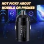 Cargador USB de 100W para coche, adaptador de encendedor de cigarrillo