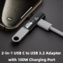 Adaptador de cargador y auriculares USB C Adaptador de audio tipo C 1 
