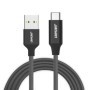 Cable USB C de carga rápida tipo C a USB 2,0, cargador de datos, Cable