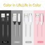 Cable USB C de carga rápida tipo C a USB 2,0, cargador de datos, Cable