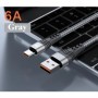 Cable USB tipo C 6A tipo C Cable de carga rápida para Samsung Xiaomi H