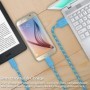 OLAF-Cable Micro USB 2A de carga rápida para teléfono móvil, Cable de 