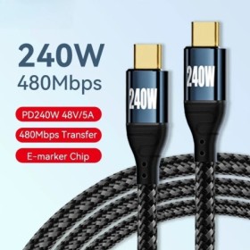 Cable cargador tipo C a USB C para MacBook Pro, Cable de datos de carg
