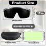 Srup Gafas profesionales de seguridad láser, Gafas de Protección UV, Longitud de onda gafas de protección láser, Gafas de