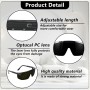 Srup Gafas profesionales de seguridad láser, Gafas de Protección UV, Longitud de onda gafas de protección láser, Gafas de