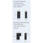 Adaptador convertidor OTG macho a hembra, USB 3,1 de 90 grados en form