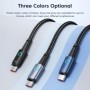 Toocki 6A Cable USB tipo C 100W cargador de carga rápida Cable de dato