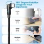 AUFU 100W USB C a tipo C Cable USBC PD Cable de carga rápida para MacB