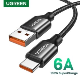 UGREEN 6A Cable USB tipo C para Huawei Mate 60 Honor 100W/88W Cable de
