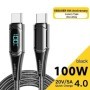 Essager PD 100W USB C a USB tipo C Cable cargador rápido para Xiaomi P