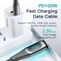 Essager PD 100W USB C a USB tipo C Cable cargador rápido para Xiaomi P