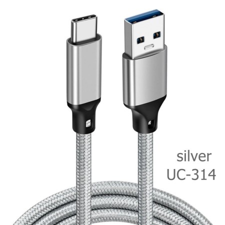 Cable USB tipo C de carga rápida, Cable de datos de 5M, 3M, 0,2 m, 60W