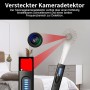 SOXOI Detector de Dispositivos Ocultos Inalámbrico - Detecta Cámaras, Micrófonos, GPS y Señales RF con 5 Niveles de Sensibilidad