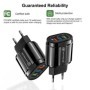 Cargador USB de 18W, adaptador de corriente para cargador de teléfono 