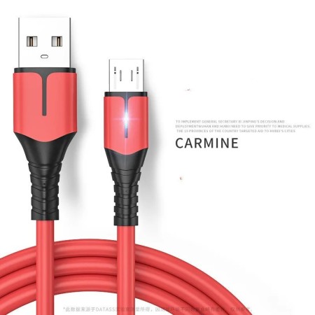 Cable USB tipo C 5A, 2M, Micro USB, 1M, carga rápida, cargador Android