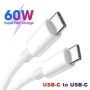 PD 60W USB-C a USB-C Cable de carga súper rápido para iPhone 15 Series