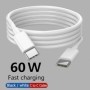 PD 60W USB-C a USB-C Cable de carga súper rápido para iPhone 15 Series
