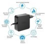 Adaptador de corriente USB tipo C de 65W, cargador rápido de pared PD 