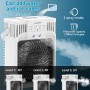 Portable Air Conditioner, Portable Silent Mobile Air Conditioner, 4 in 1.3 Speed, Timing Function, Suitable for Bedroom, Office,