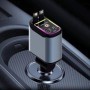 Nuevo cargador de coche retráctil de 120W, luz de proyección superior 