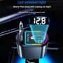 Nuevo cargador de coche retráctil de 120W, luz de proyección superior 