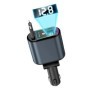 Nuevo cargador de coche retráctil de 120W, luz de proyección superior 