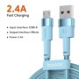 Toocki-Cable Micro Usb 2.4A, cargador de carga rápida para Huawei, Xia