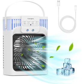 Portable Air Conditioner, Portable Silent Mobile Air Conditioner, 4 in 1.3 Speed, Timing Function, Suitable for Bedroom, Office,