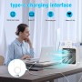 Portable Air Conditioner, Portable Silent Mobile Air Conditioner, 4 in 1.3 Speed, Timing Function, Suitable for Bedroom, Office,