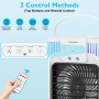 Portable Air Conditioner, Portable Silent Mobile Air Conditioner, 4 in 1.3 Speed, Timing Function, Suitable for Bedroom, Office,