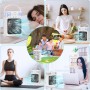 Portable Air Conditioner, Portable Silent Mobile Air Conditioner, 4 in 1.3 Speed, Timing Function, Suitable for Bedroom, Office,