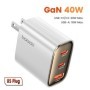 Toocki-cargador USB tipo C para móvil, dispositivo de carga rápida par