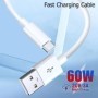 XIKCU USB tipo C Cables de teléfono móvil 3A Cable de carga rápida Cab