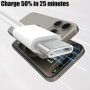 XIKCU USB tipo C Cables de teléfono móvil 3A Cable de carga rápida Cab