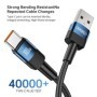 NNBILI-Cable USB A tipo C para móvil, cargador de carga rápida de 100W