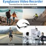 Mini Cámara Espía Oculta HD 1080P, Gafas con Cámara Oculta sin WiFi, Microcámara Espía Camuflada con Grabación de vídeo y Audio,