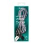 Cable cargador de cordón REMANK, cargador de cordón de moda, Cable de 