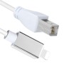 Viojrlly Cable para Lightning a MIDI USB 2.0, 1,5 m Cable para Lightning a Tipo B, Cable OTG, Cable de Alta Velocidad,