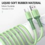 Cable Micro USB 3A, Cable de silicona suave líquido de carga rápida pa