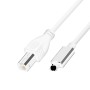 Viojrlly Cable para Lightning a MIDI USB 2.0, 1,5 m Cable para Lightning a Tipo B, Cable OTG, Cable de Alta Velocidad,