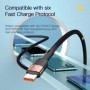 Essager-Cable USB tipo C de carga rápida 6A para móvil, cargador de da