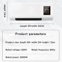 2000W Mini Air Conditioner with Heating Function, Wall Mounted AC Unit for Home, Office, Bedroom, Living Room, Remote Control