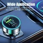 Cargador de coche portátil tipo C USB 120W, adaptador de carga súper r