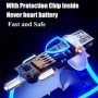 Cargador de coche portátil tipo C USB 120W, adaptador de carga súper r