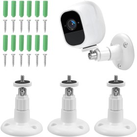 Adjustment Wandhalterung Kompatibel, Soporte Camara Vigilancia, Soporte de Cámara para Cámara Exterior, 360 Grados Soporte de